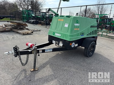 2017 Doosan C185WDZ 185 cfm Mobile Air Compressor