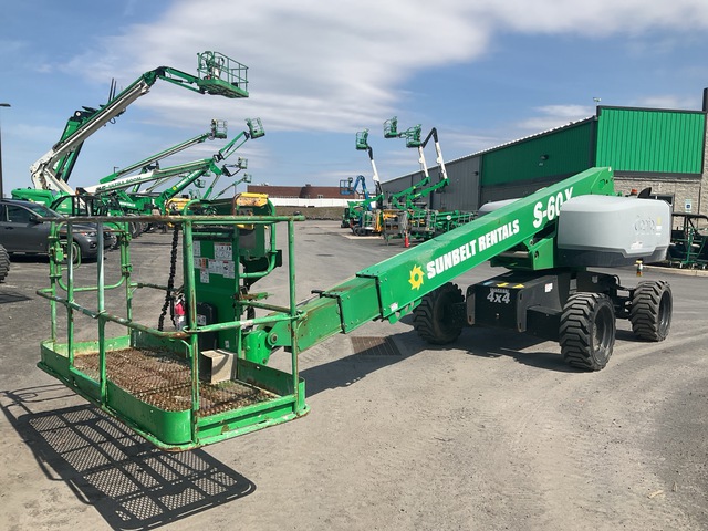 2017 Genie S-60X 4WD Diesel Telescopic Boom Lift