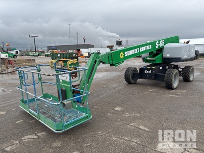 2018 Genie S-65 4WD Diesel Telescopic Boom Lift
