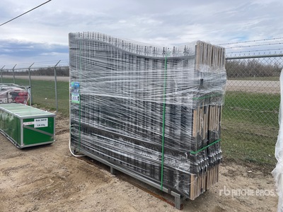 Quantity of (6) 2026 Suihe NG-20H-6 19 ft 2 in x 7 ft Wrought Iron Bi-Parting Einfahrtstor (Unused)