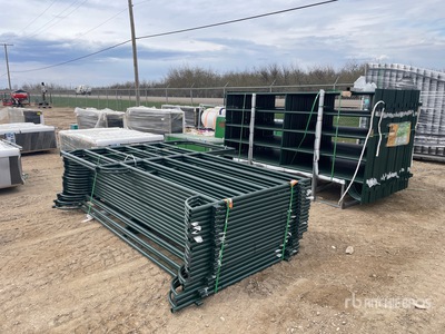 Quantity of (56) 2026 Suihe NP10-54-2 10 ft Powder Coated Viehzuchtgremium (Unused)