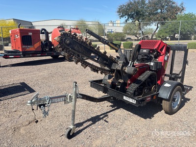 2022 Teske 4X5 7 ft S/A Trencher Trailer
