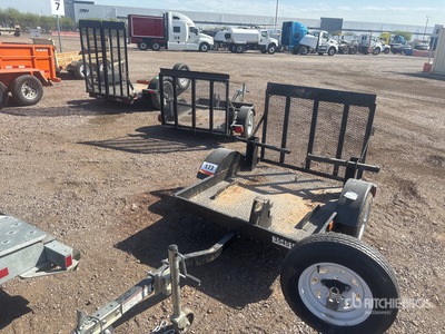2022 Teske 4X5 7 ft S/A Trencher Trailer