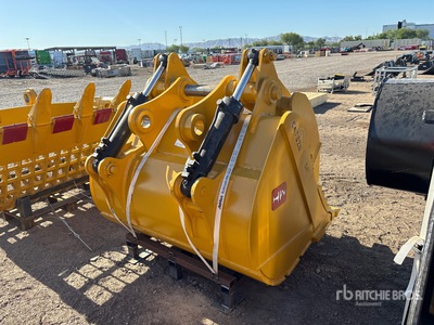 2026 HW CAT32054TB 54 in Hydraulic Thumb Digging エクスカベーター用バケット - Fits Cat 320 (Unused)