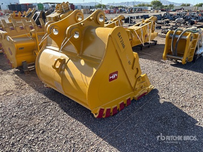 2026 HW BKT336D60HD 60 in 1.60 m3 Digging エクスカベーター用バケット - Fits Cat 336D (Unused)
