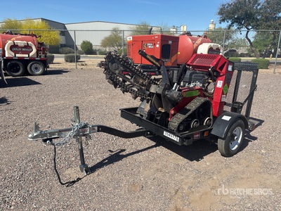 2021 Teske 4 X 5 Dingo Trailer T22979 8 ft S/A Trencher Trailer