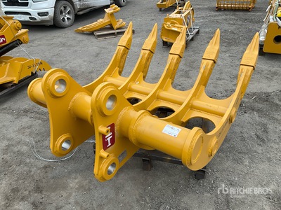 2026 HW RAKE336D65 65 in Excavator Rake - Fits Cat 336D (Unused)