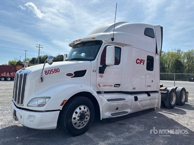 2020 Peterbilt 579 6x4 T/A Sleeper Truck Tractor