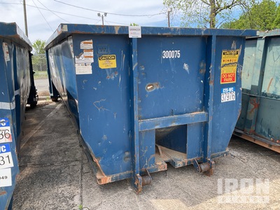 Wastequip 22 ft 30 cyd ロールオフ・ビン