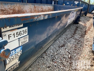 Wastequip 22 ft 20 cyd ロールオフ・ビン