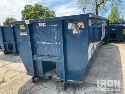 Wastequip 22 ft 30 cyd ロールオフ・ビン