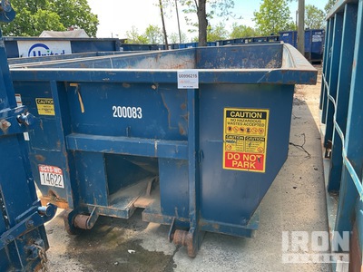 Wastequip 22 ft 20 cyd ロールオフ・ビン