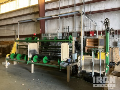 Bergandi chainlink fence machine