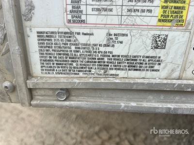 2016 Haulmark 16 ft T/A Enclosed Trailer