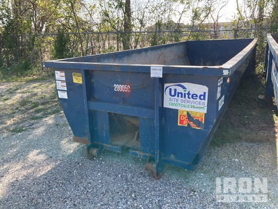 Wastequip 22 ft 6 in 20 cyd Roll-Off Container