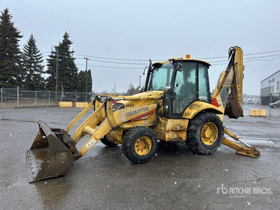 2005 Komatsu WB150 4x4 Backhoe Loader