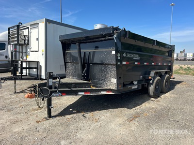 2026 Iron Bull 14 ft T/A Dump Utility Trailer