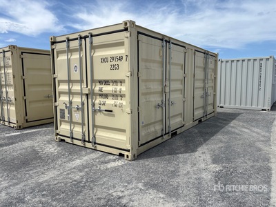 20 ft High Cube Multi-Door Opslag container (Unused)