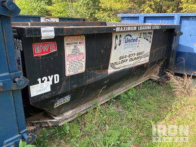 Baker 12 ft 13 cyd Conteneur de grande capacité