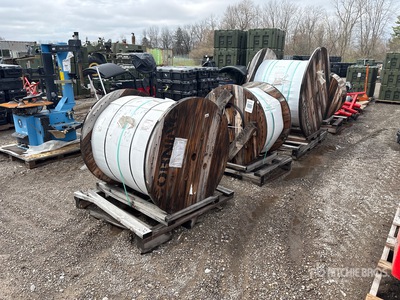 Quantity of (4) Rolls of Coring Optical Communications Cable