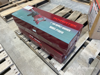 Quantity of (2) 2024 Powertek PT8810 Pneumatic 1 in Pistola de Impacto (Unused)