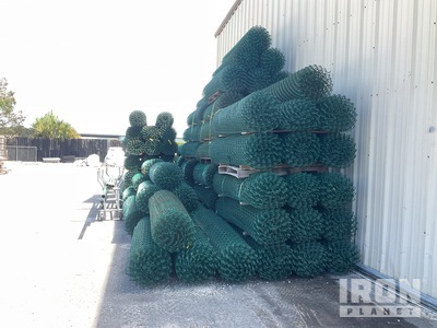 Quantity of (80) Rolls of Chainlink Fence (Unused)