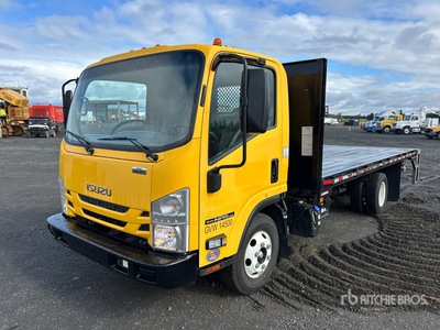 2022 Isuzu NPR 4x2 Flatbed Truck
