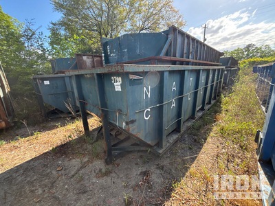 Quantity of (2) 22 ft 30 cyd Container scarrabile