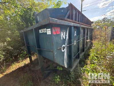 Quantity of (2) 22 ft 30 cyd Roll-Off Container