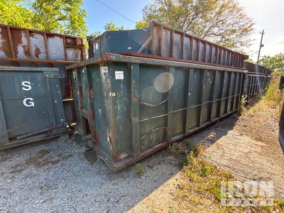 Quantity of (2) 22 ft 30 cyd Container scarrabile