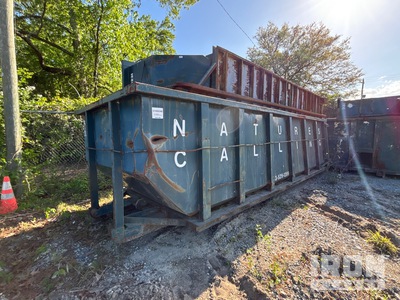 Quantity of (2) 22 ft 30 cyd Roll-Off Container