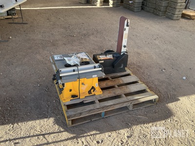 (1) Rikon 50-120 Belt & Disc Sander & (1) DeWalt DW744 Table Saw