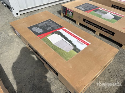 2026 SUNTOP SC1220 Single Garage Metal Shed (Unused)