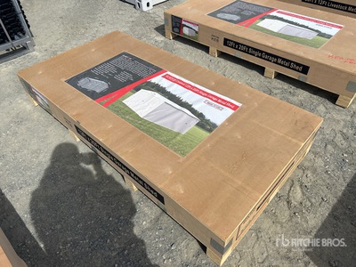 2026 SUNTOP SC1220 Single Garage Metal Shed (Unused)