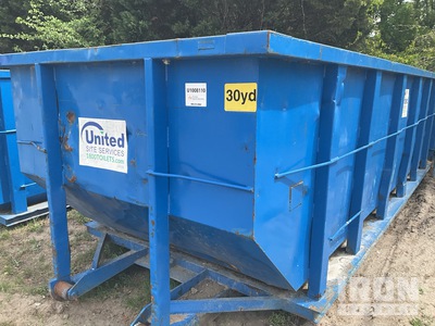 22 ft 4 in 30 cyd حاوية التدحرج