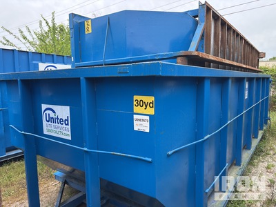 Quantity of (2) 22 ft 4 in 30 cyd Roll-Off Container