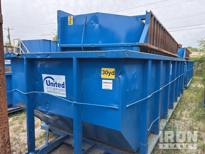 Quantity of (2) 22 ft 4 in 30 cyd Roll-Off Container
