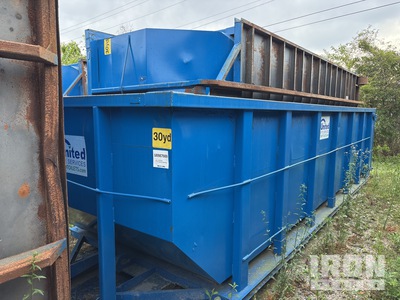 Quantity of (2) 22 ft 4 in 30 cyd حاوية التدحرج