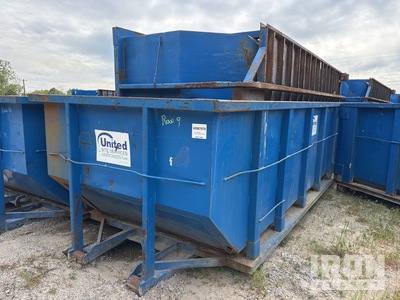 Quantity of (2) 22 ft 4 in 30 cyd حاوية التدحرج