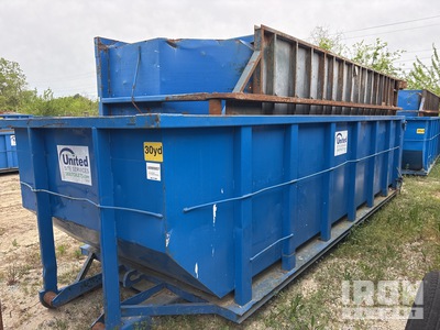 Quantity of (2) 22 ft 4 in 30 cyd Roll-Off Container
