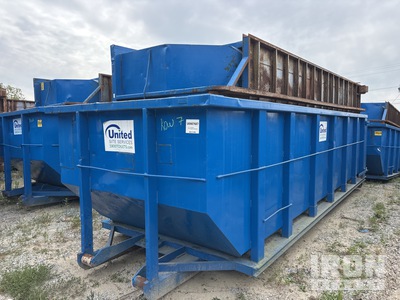 Quantity of (2) 22 ft 4 in 30 cyd حاوية التدحرج