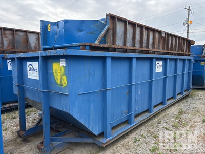 Quantity of (2) 22 ft 4 in 30 cyd حاوية التدحرج