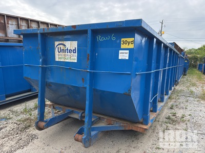 22 ft 4 in 30 cyd حاوية التدحرج