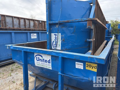 Quantity of (2) 22 ft 4 in 20 cyd حاوية التدحرج