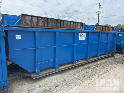 22 ft 4 in 30 cyd حاوية التدحرج