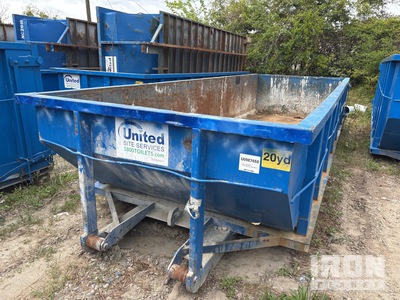 22 ft 4 in 20 cyd حاوية التدحرج