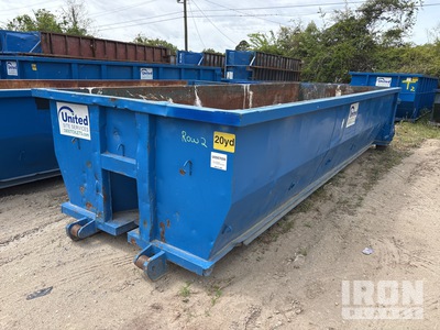 22 ft 2 in 20 cyd حاوية التدحرج