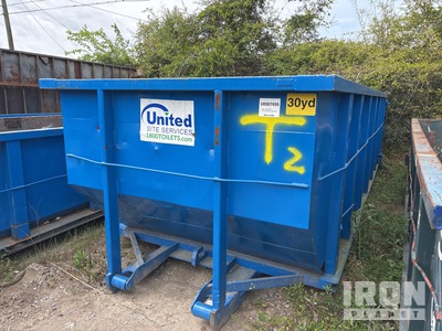 22 ft 4 in 30 cyd حاوية التدحرج