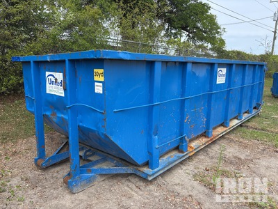 22 ft 4 in 30 cyd حاوية التدحرج