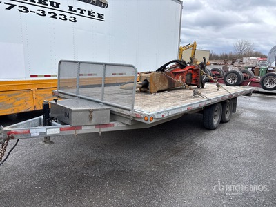2007 Witzco Challenger DM018TA 18 ft T/A Equipment Trailer